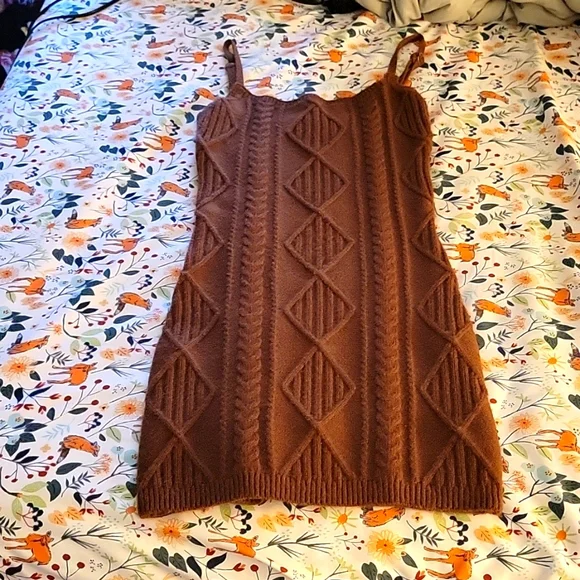 Blue Blush | Dresses | Blue Blush Spaghetti Strap Brown Cable Knit Sweater Dress Size Medium | Poshmark Blue Blush | Dresses | Blue Blush Spaghetti Strap Brown Cable Knit Sweater Dress Size Medium | Poshmark